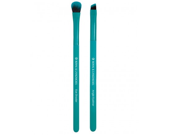 EZGLAM DUO CAT EYE BRUSH KIT MODA ROYAL BRUSH