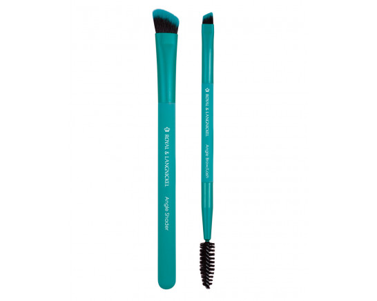 EZGLAM DUO BEAUTIFUL BROWS BRUSH KIT MODA ROYAL BRUSH