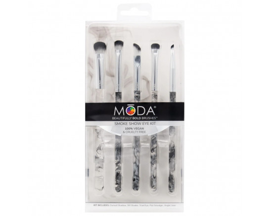 SMOKE SHOW EYE KIT BLACK-WHITE  5PC ROYAL BRUSH