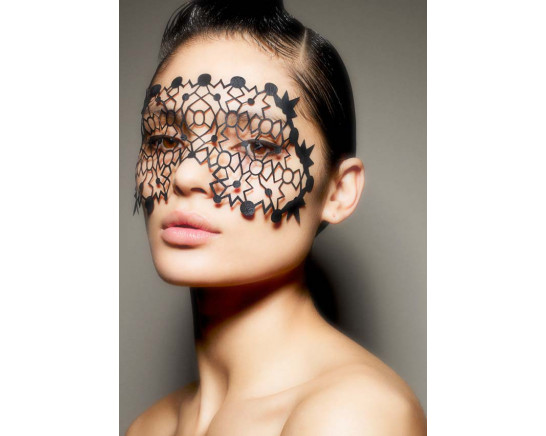 MASK HIPSTAR BLACK FACE LACE