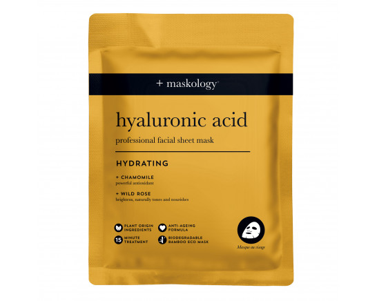 HYALURONIC ACID HYDRATING SHEET MASK 22ML MASKOLOGY